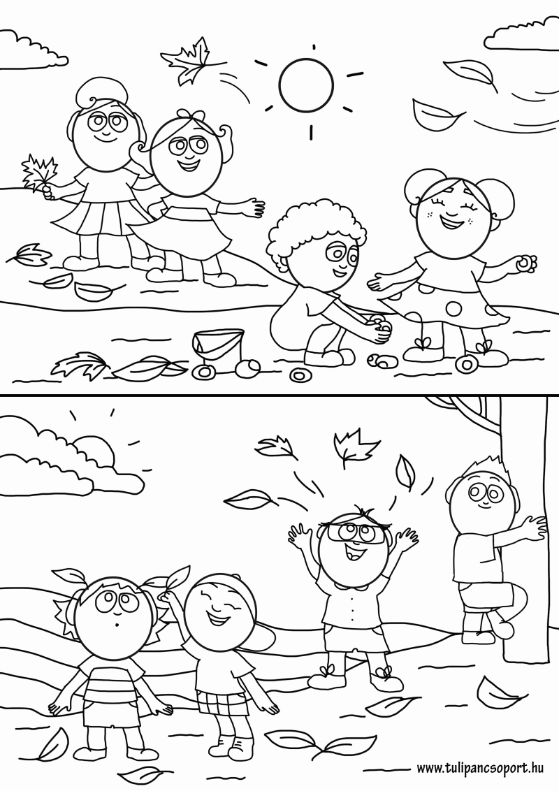 Őszi színező – 2